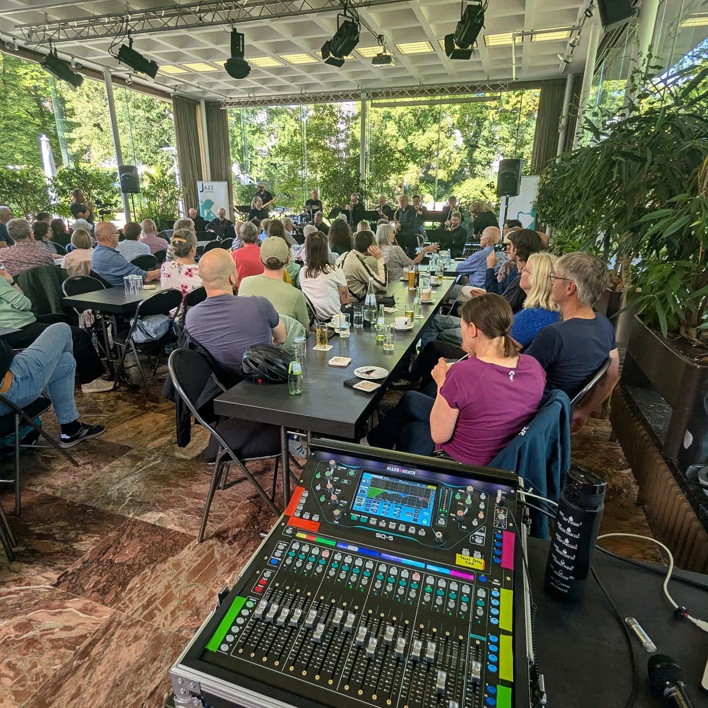 #foh für die @fhaachenbigband in den #kurparkterrassenaachen