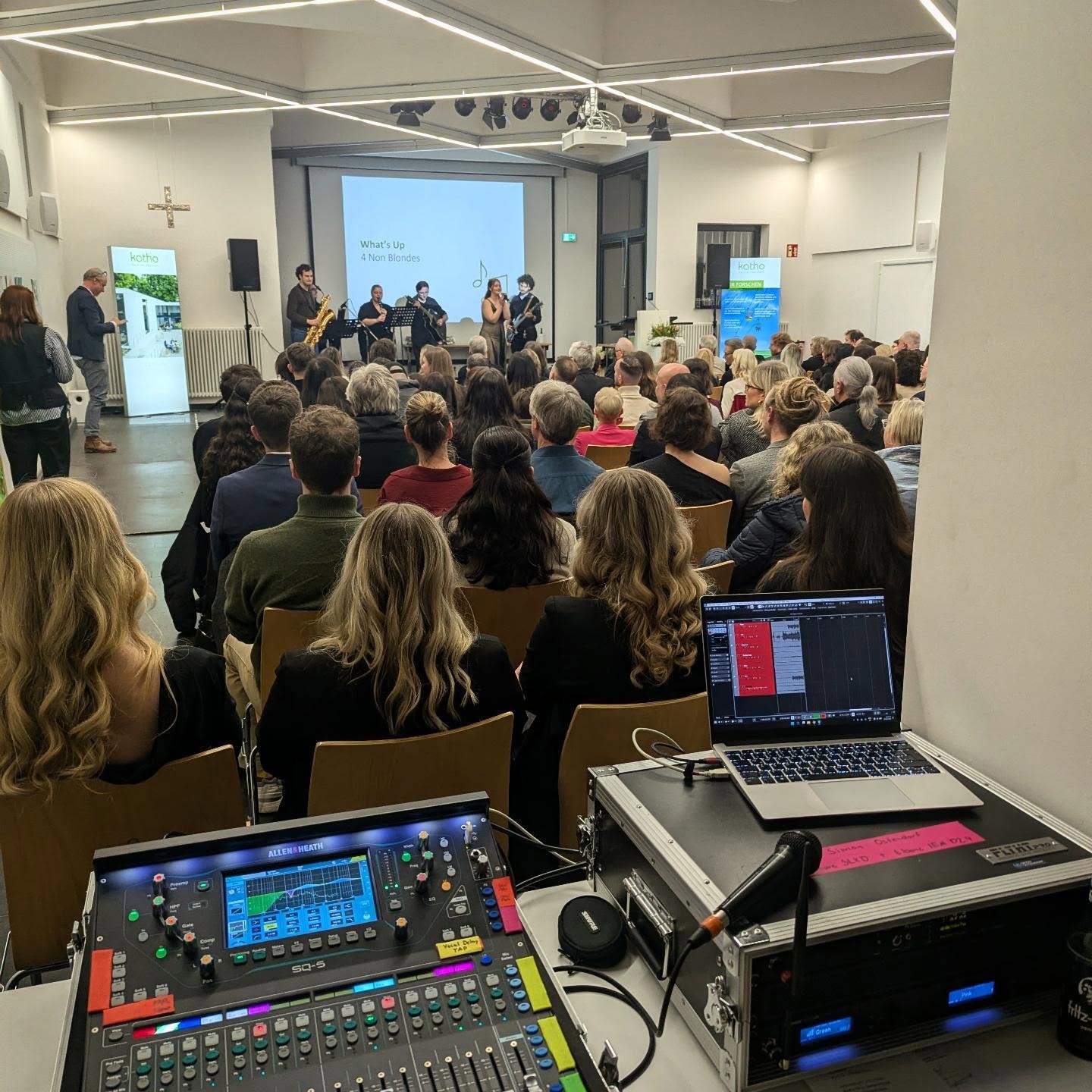 #foh für die katho-Band bei der Graduiertenfeier der @katho.aachen